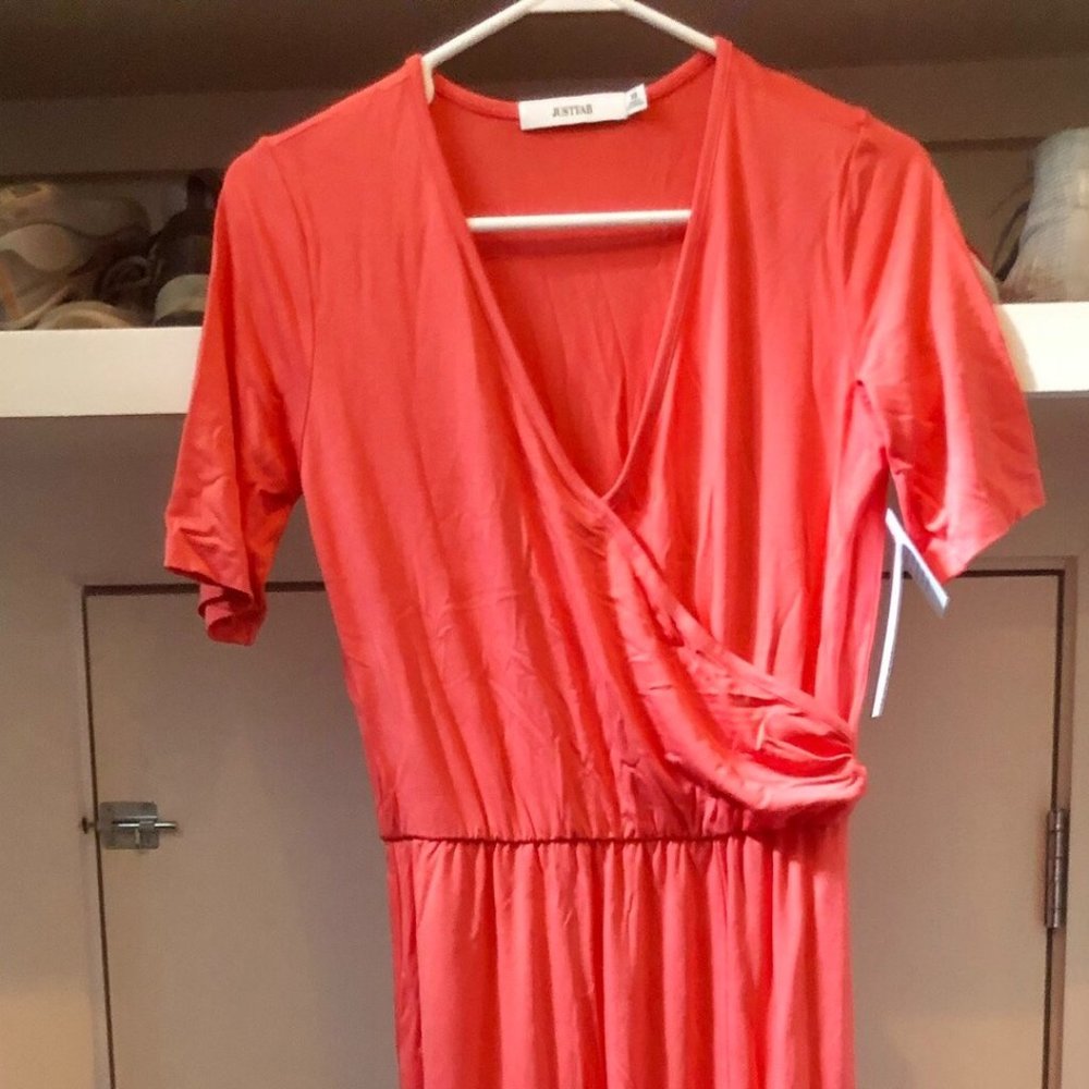 Side Slit Midi Dress